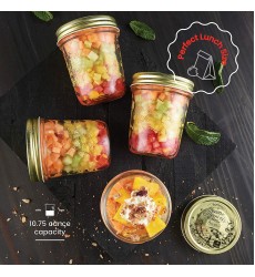 Bormioli Rocco Quattro Stagioni 10 3/4 oz (320ml) Jar Set of 4pcs 