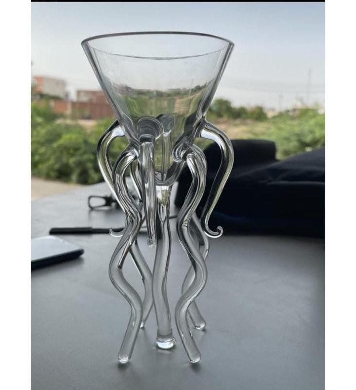 Octopus Martini Glass Set