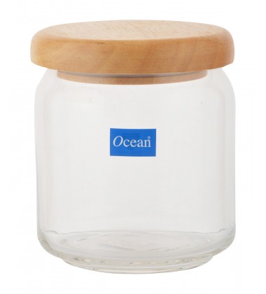 Ocean Pop Jar 500ml Wooden Lid(set of 6) 